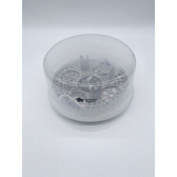 Tommee Tippee Micro Steam Microwave Sterilizer and Drier w/ One Binky EUC - Picture 1 of 5